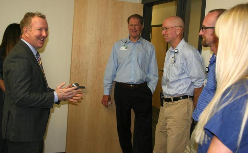 Meeting Jon Ness, CEO & Critical Care Team, Kootenai Health Hospital, Coeur d'Alene 8/15/15