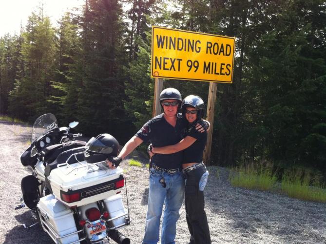 Lolo Pass Idaho Day Before Harley Accident & Coma 8/14/11